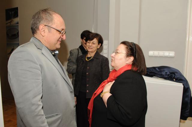 il M°Tamás Csurgó, S.E. l'Ambasciatore Assunta Accili Sabbatini e il Direttore Gina Giannotti